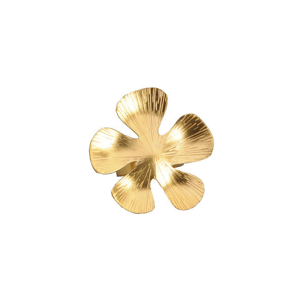 Anillo Flor Eden Dorado