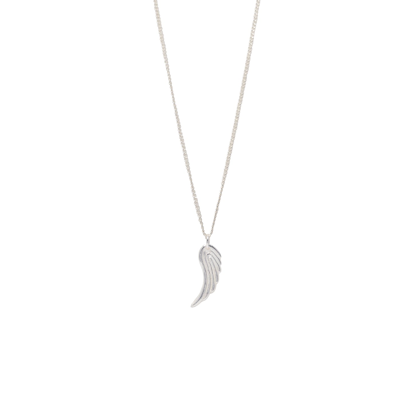 Cadena Choker Ala Renacer plateada