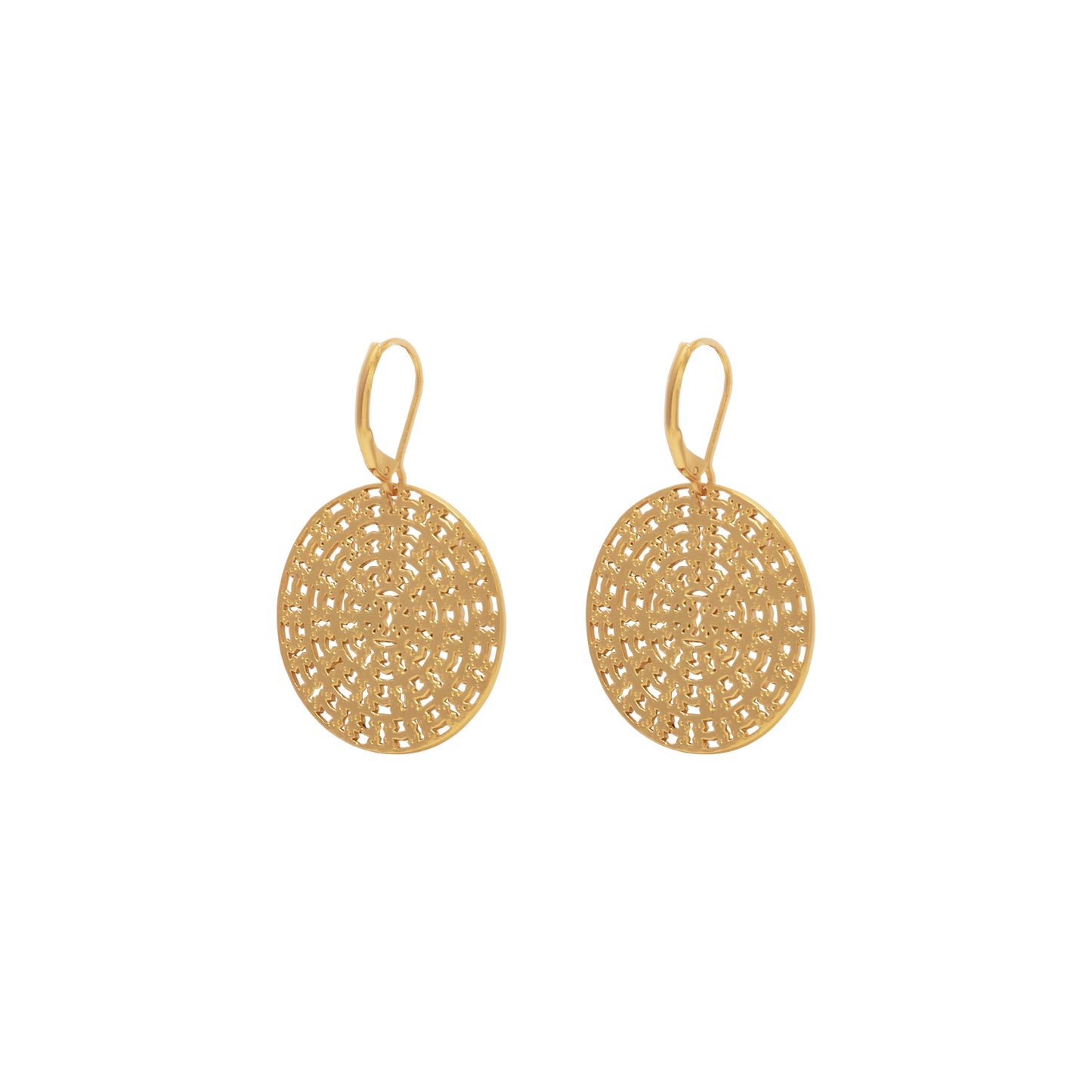 Aretes Kana Wayu - Brillo Guajiro Dorado