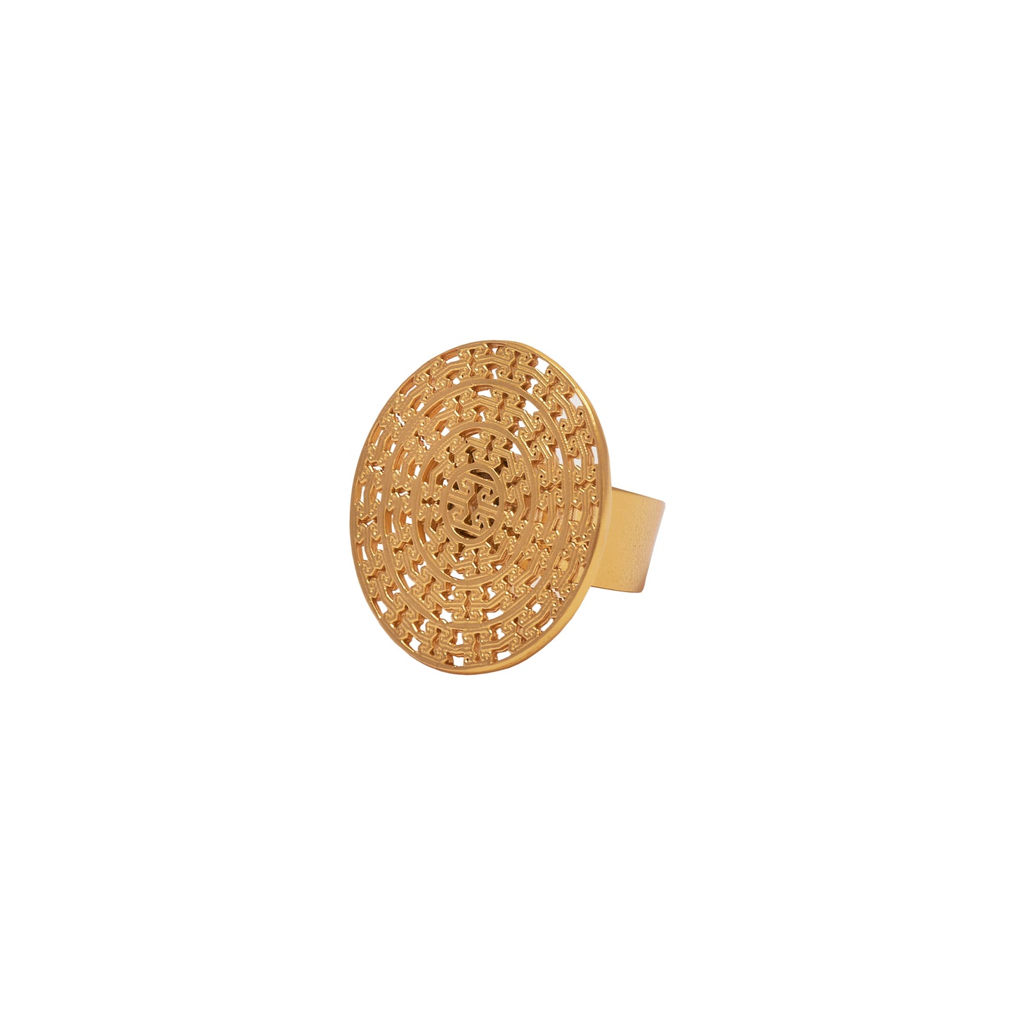 Anillo Kana Wayuu Dorado