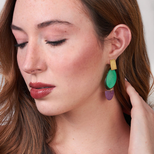 Aretes Media Luna Slice