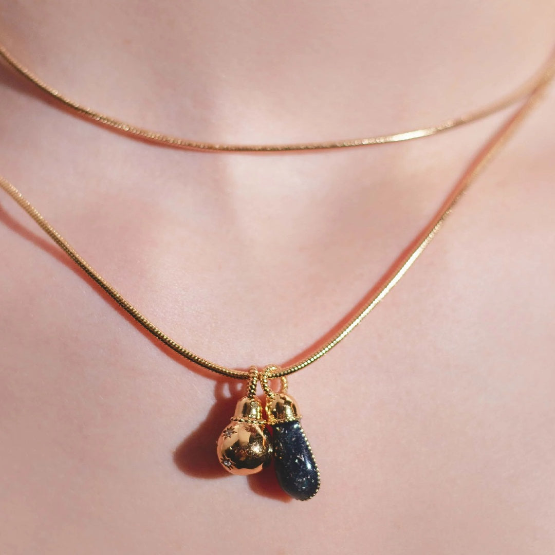 Set de Collar y Topos London