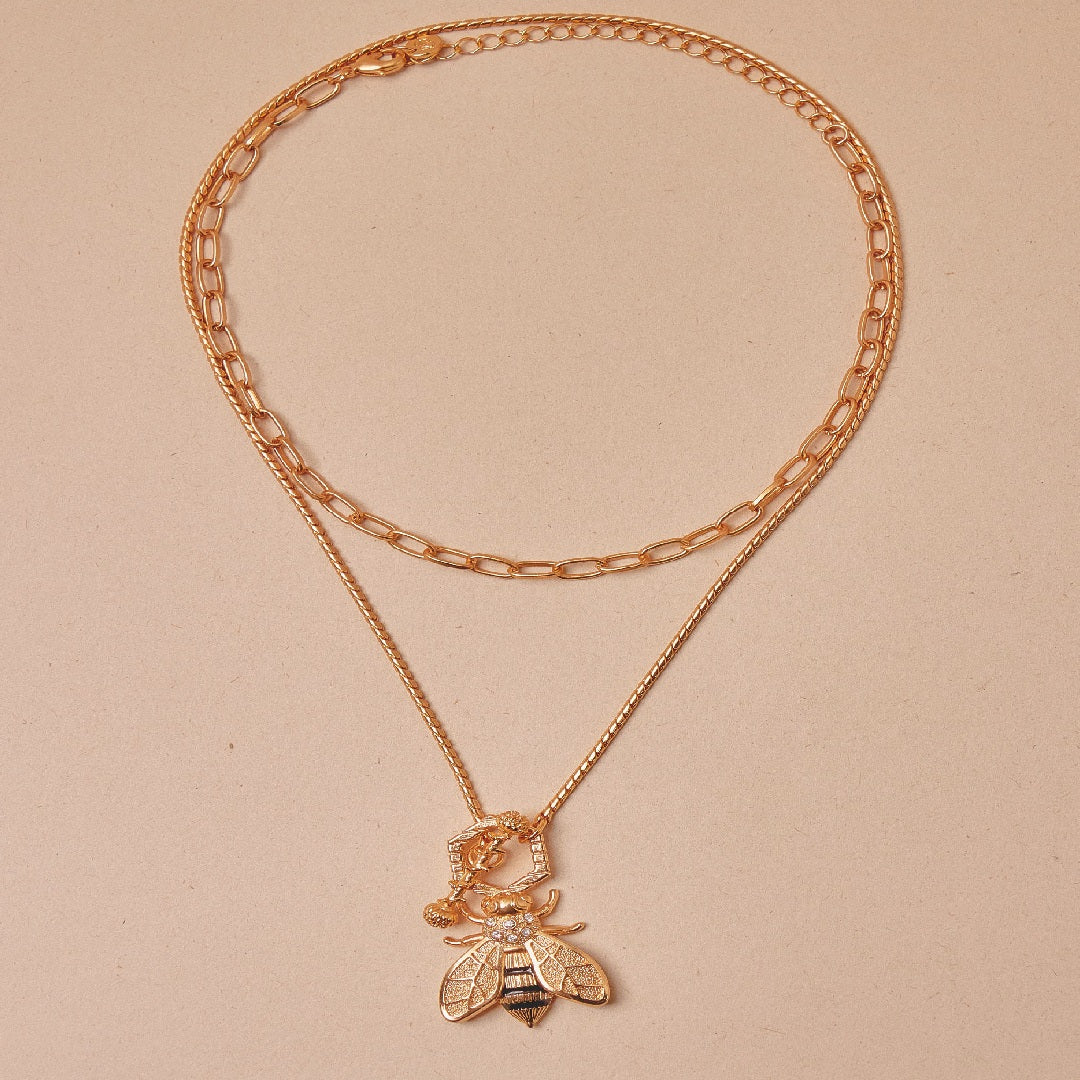 Set 2 Collares Panal de Abejas