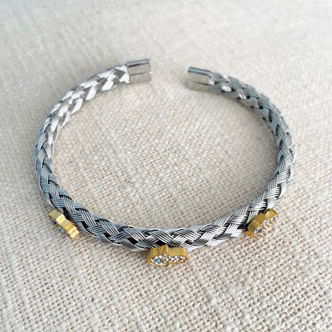 Brazalete Trenza Hamsa