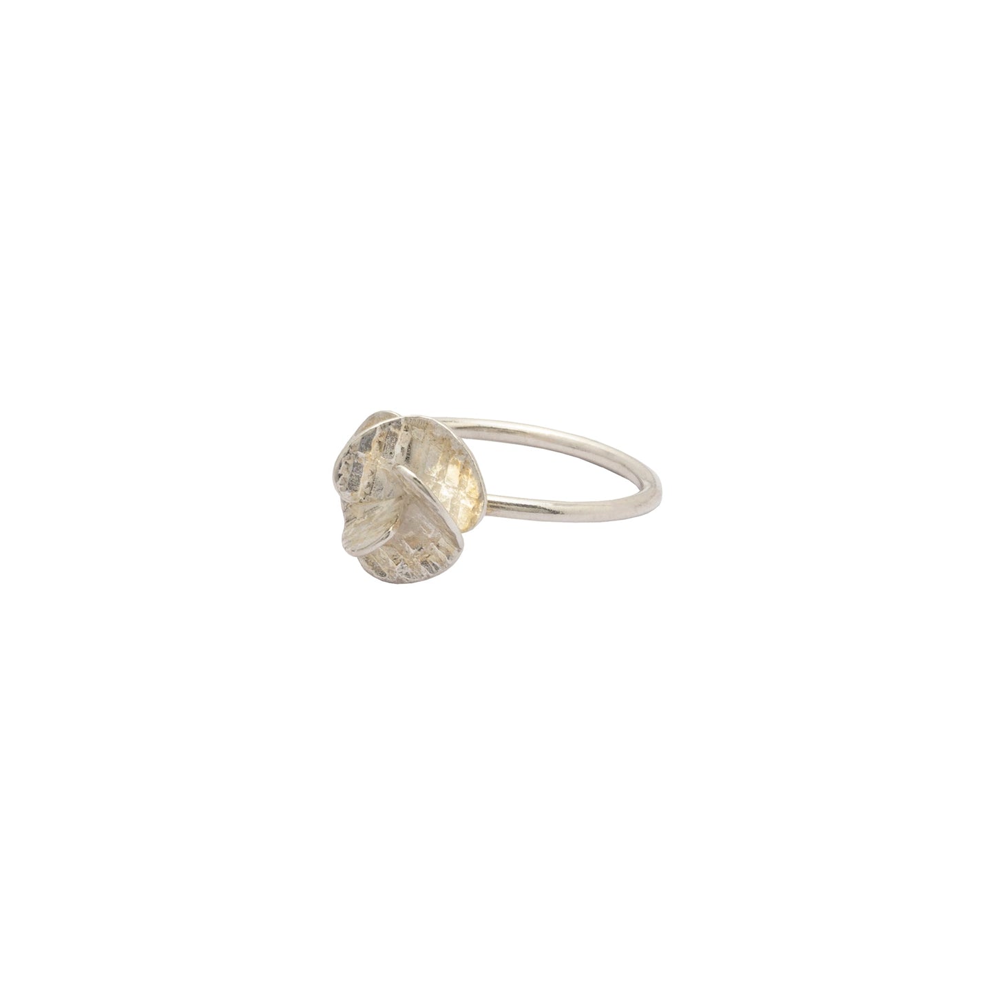 Anillo Mini Hélice Plata
