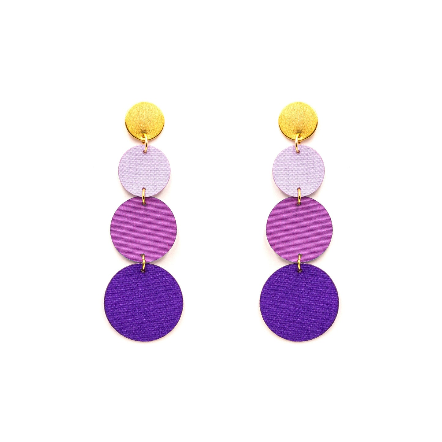 Aretes Deco Triple Circulo