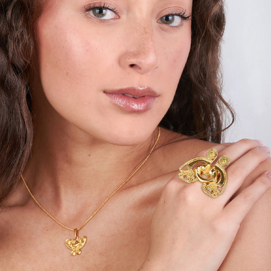 Anillo Nariguera Mariposa Tayrona