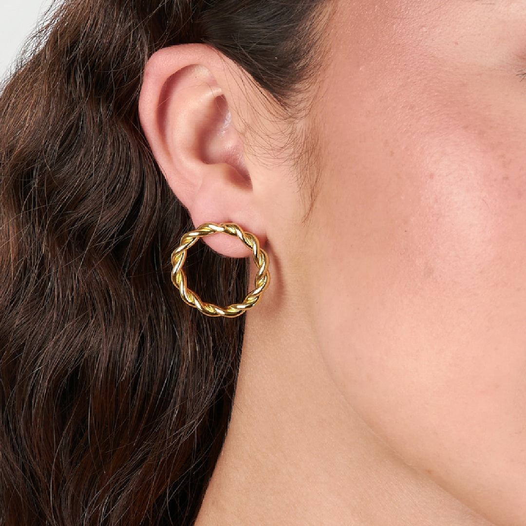 Aretes Aro Espiral