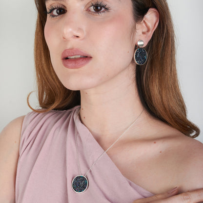 Aretes Topo Sparkle Mediano