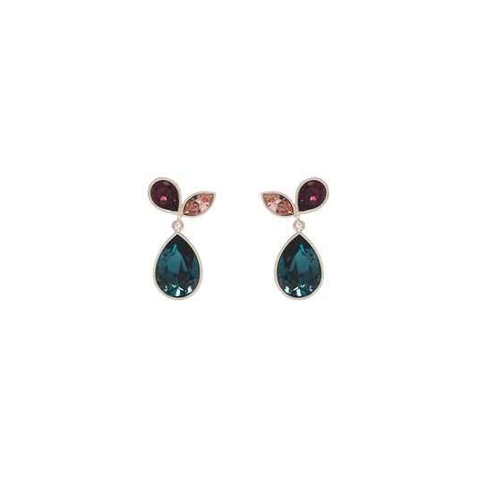 Aretes Herbolaria Cortos Mix Violetas