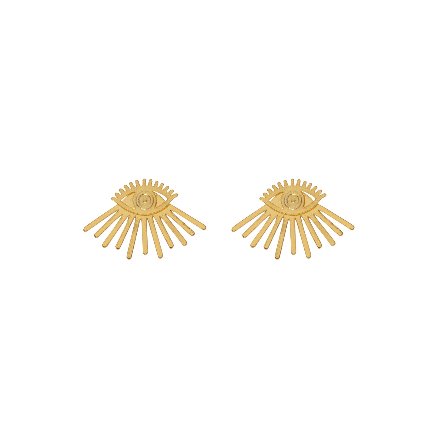 Aretes Ojo Turco Gold de Trascendenza