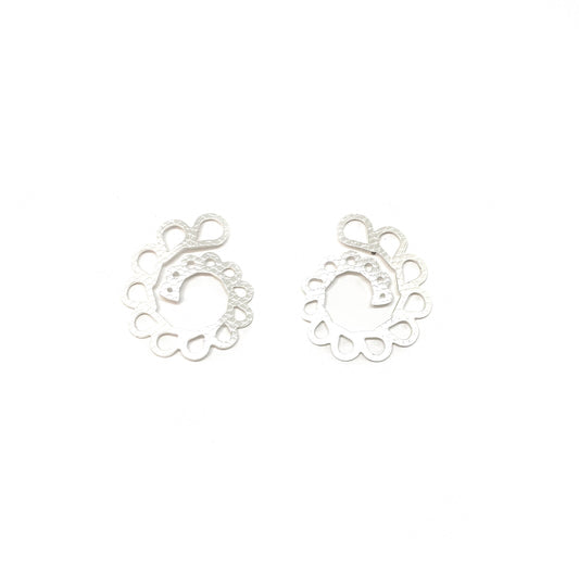 Aretes Alhelí Plata de Tomasa