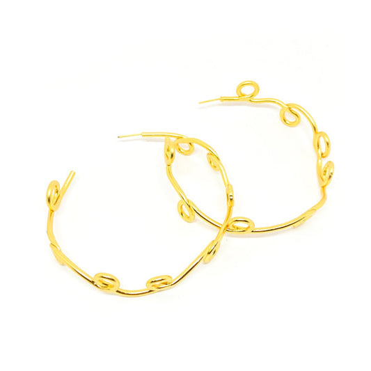 Aretes Arabesco Hoops de Maquia