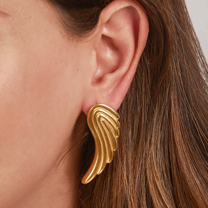 Aretes Alas Renacer Dorada