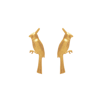Aretes Cardenal Grande Dorado