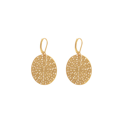 Aretes Kana Wayu - Brillo Guajiro Dorado