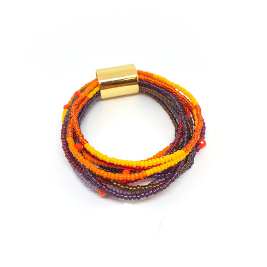 Pulsera Tubo amarillo naranja y morado La Ppa Desing (5345498202275)