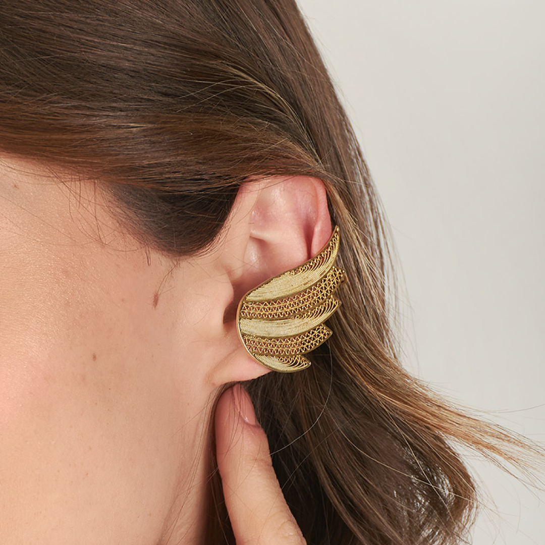Earcuff Ala Dorada
