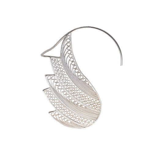 EAR CUFF ALA EN PUNTA ZIGZAG DE IVORY