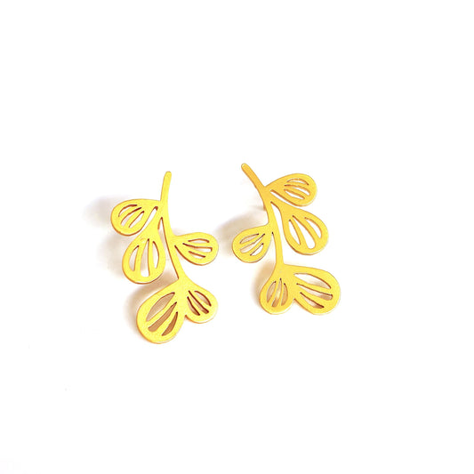 Aretes Cluisia Dorado | Florina