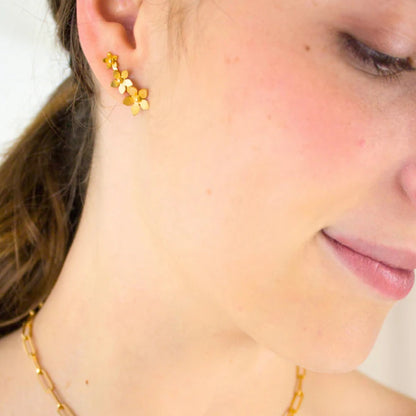 Aretes Triple Mini Guayacán