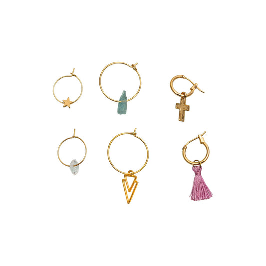 Aretes Set candongas Balance - Wish