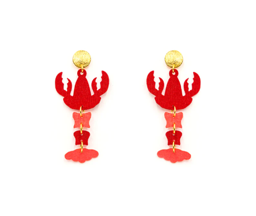 Aretes Lobster de Minimalina