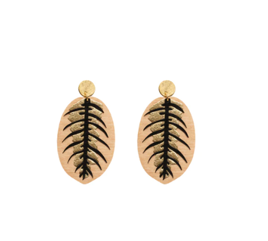 Aretes Maranta de Minimalina