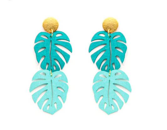 Aretes Monstera de Minimalina