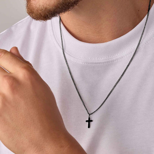 Collar Cruz / Negro