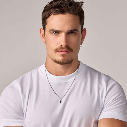Collar Cruz / Plateado