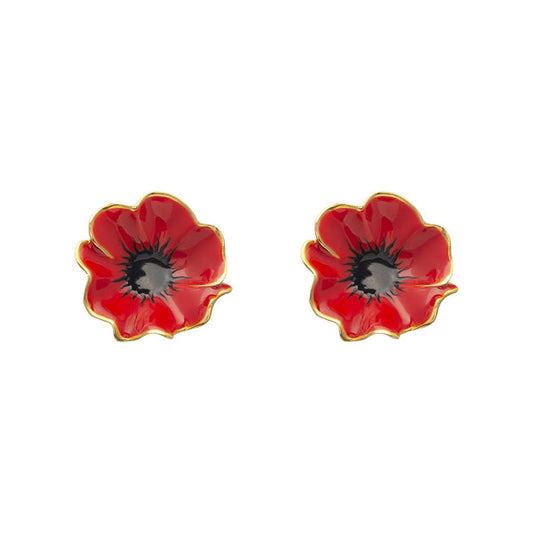 Aretes Amapola Rojos de Eleonora Varini