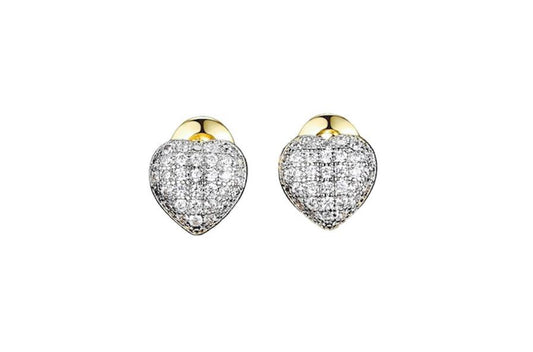 Aretes Topos Zircones Corazón