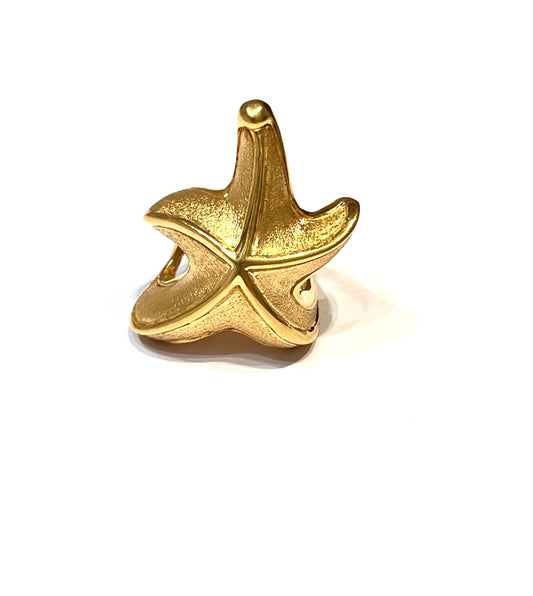 Anillo estrella de mar coral de Eleonora Varini