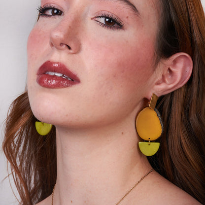 Aretes Media Luna Slice