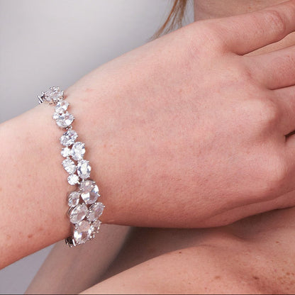 Brazalete Oval 2C- BK CRISTAL