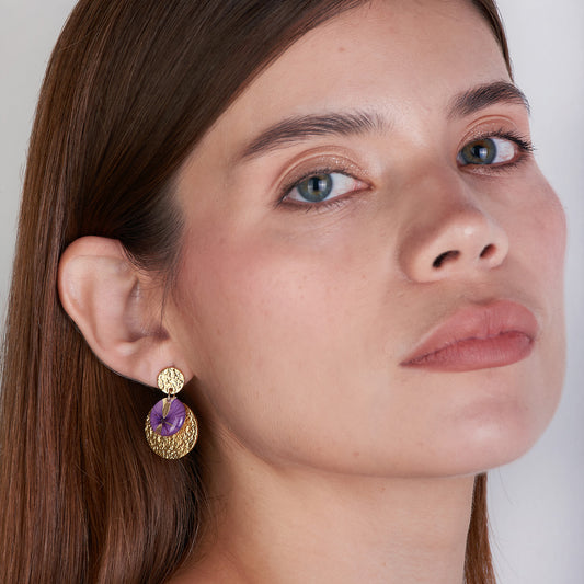 Aretes Geométricos Mini Círculos