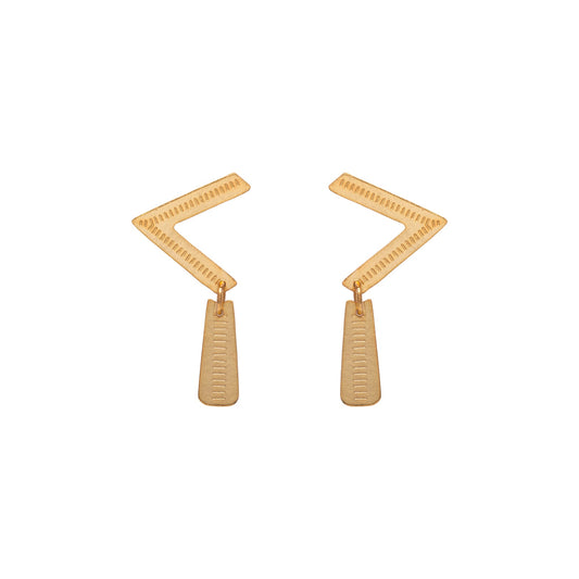 Aretes Zigzag Lines de Maquia