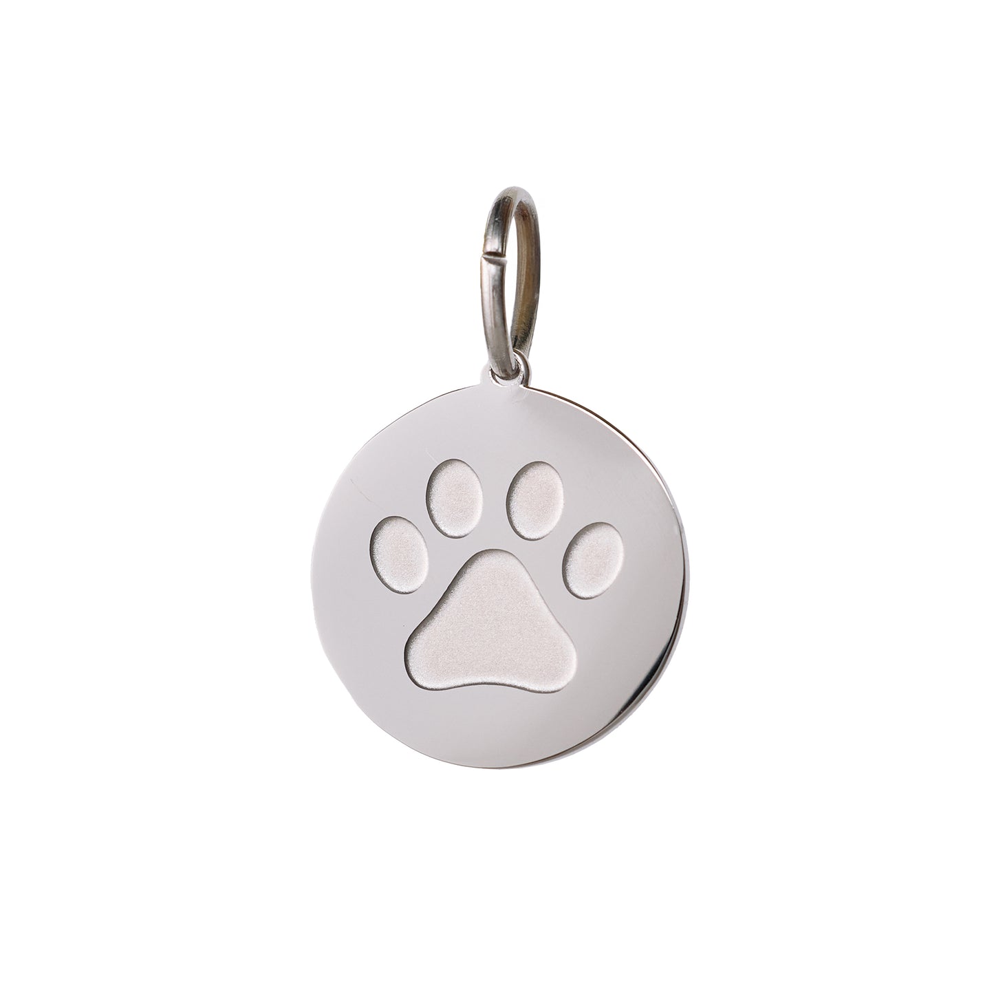 Charm Huellita Plateado