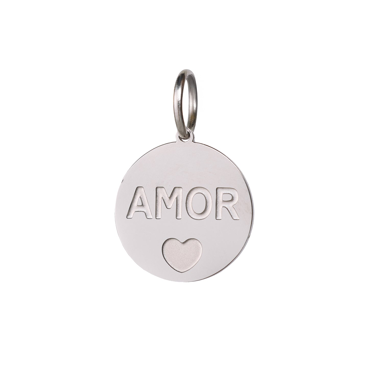Charm Amor Plateado