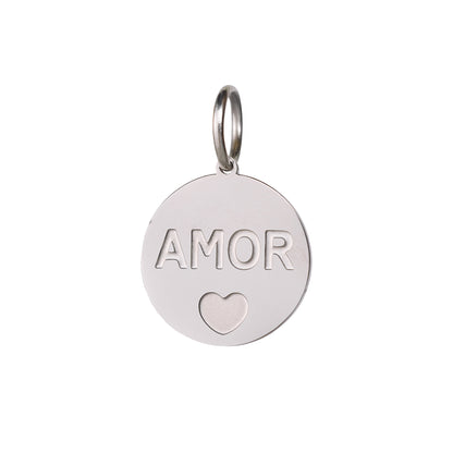 Charm Amor Plateado