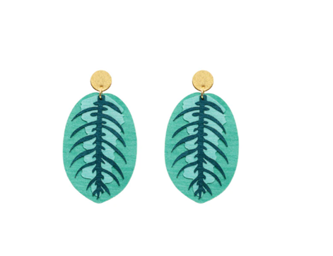 Aretes Maranta de Minimalina