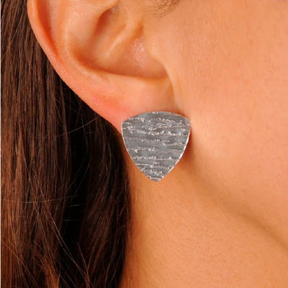 Aretes Bora Plateado