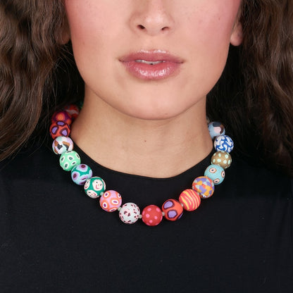 Collar Corto Bolas Monila
