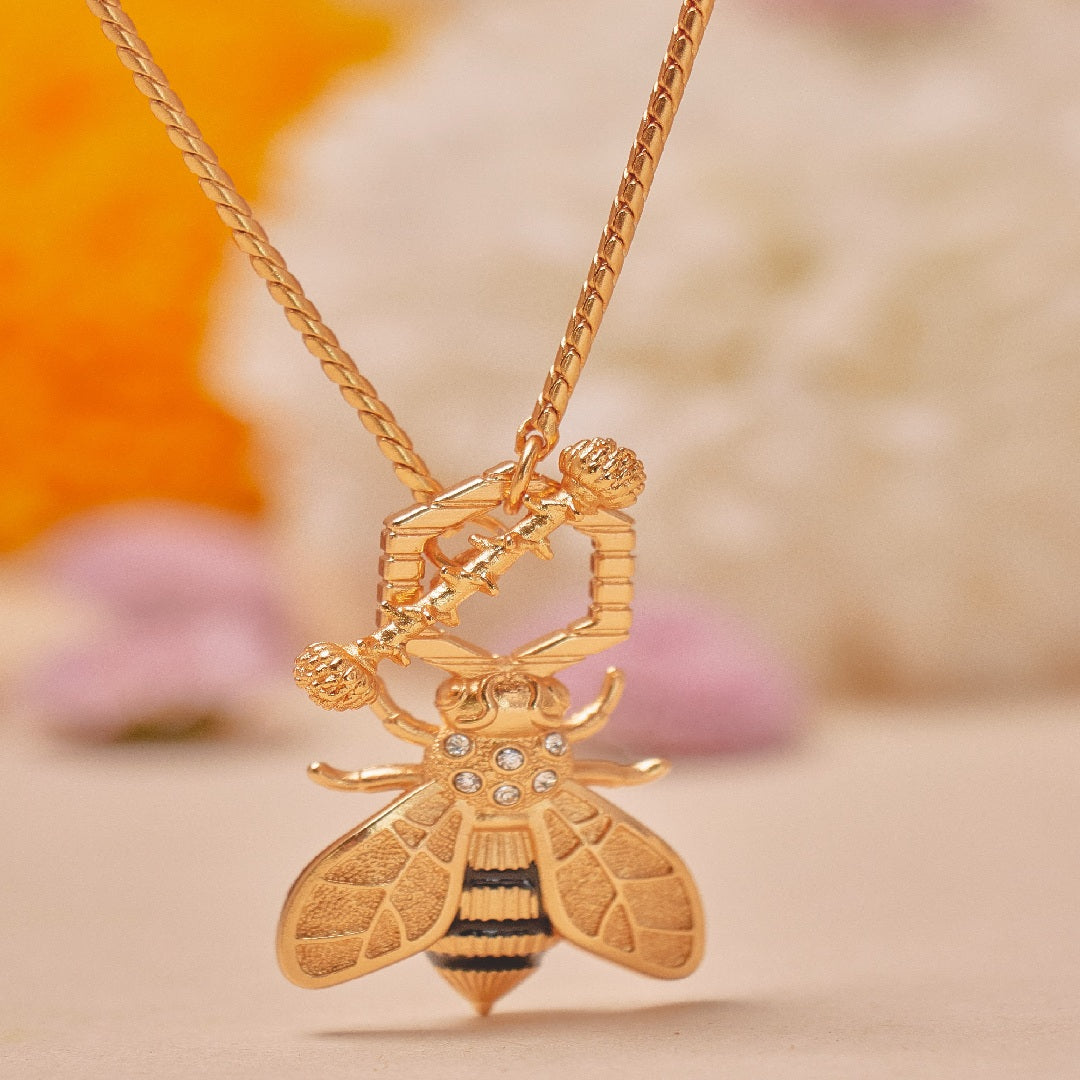 Set 2 Collares Panal de Abejas