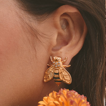 Aretes Abeja Clear