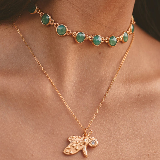 Set 2 Collares Polilla