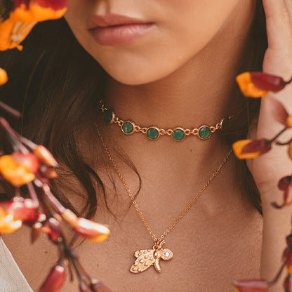 Set 2 Collares Polilla