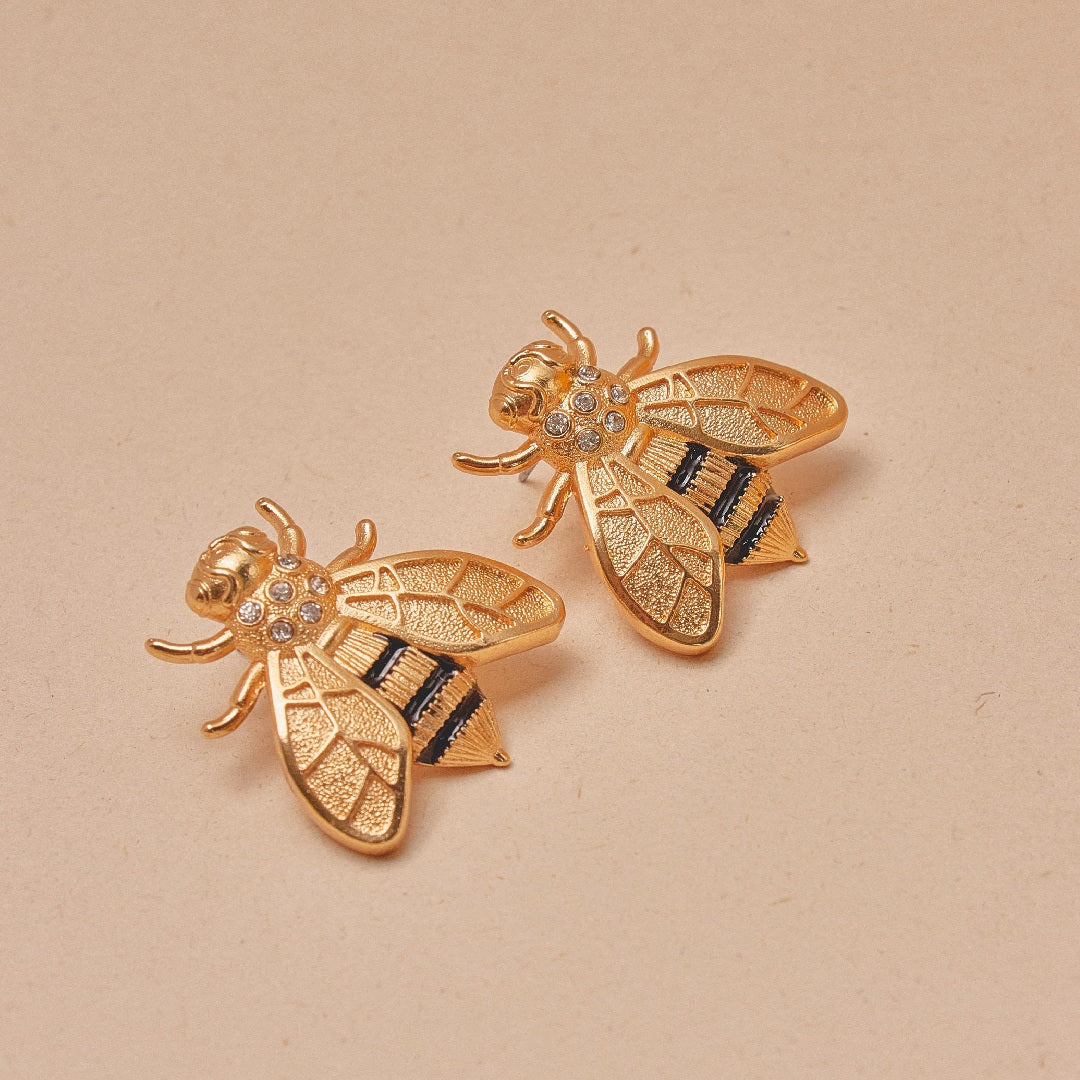 Aretes Abeja Clear