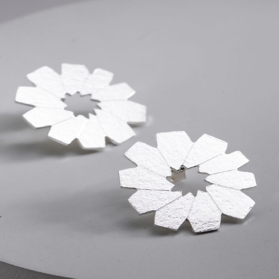 Aretes Kromo Plata